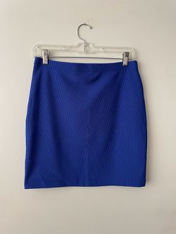 Blue mini skirt new size L