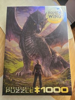 Fourth Wing Violet Meets Tairn 1000 Piece Puzzle