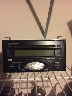 Scion xB factory radio.
