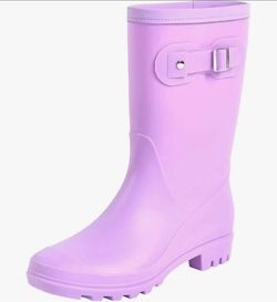 Women's Mid Calf Rain Boots