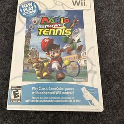 mario power tennis wii game