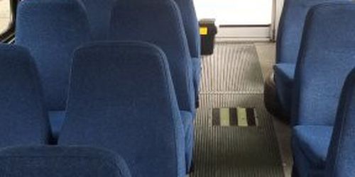Very Nice Lightly Used Blue Bus Chairs