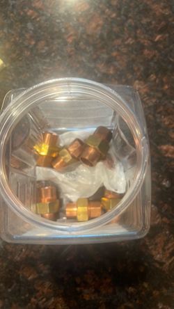 1/2 in copper union $5ea