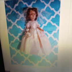 Vintage Bride Doll 