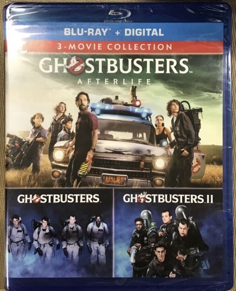 brand new sealed blu ray ghostbusters 3 movie collection bluray