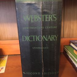 Webster Dictionary 2nd Edition 
