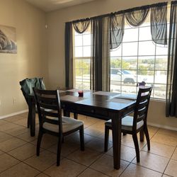 Kitchen Table With chairs/bench 