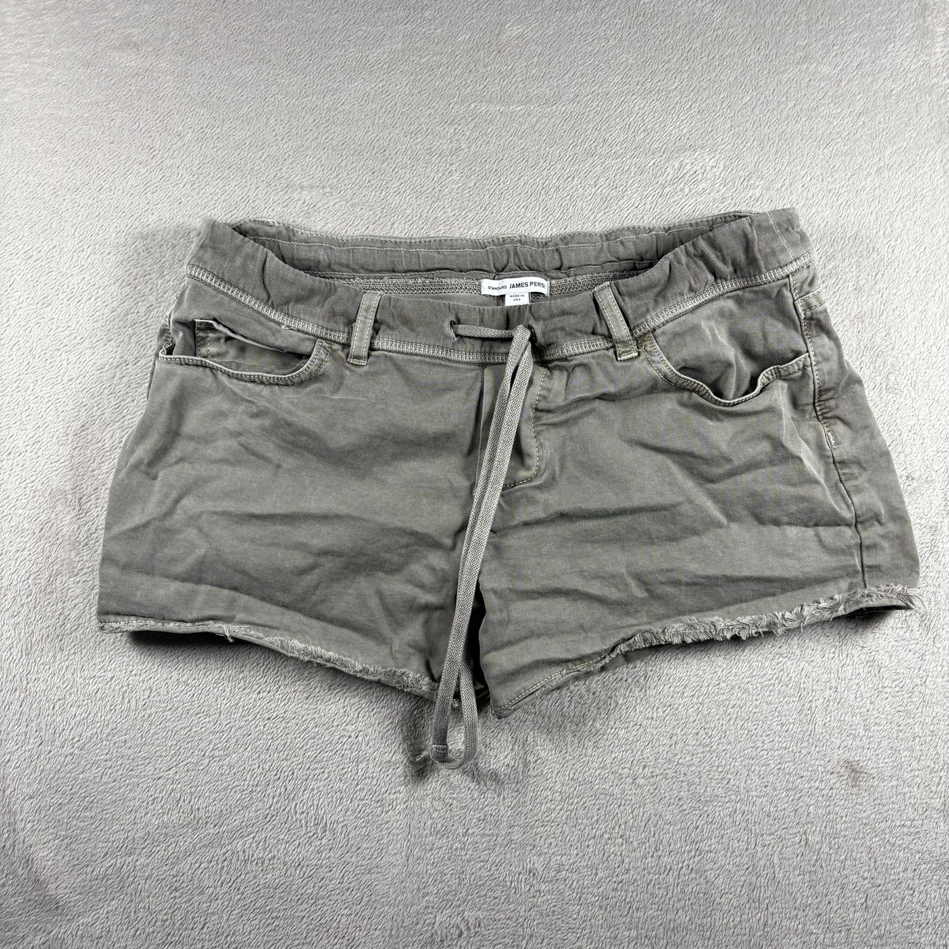James Perse Classics Shorts Women’s size 3 Drawstring Lounge Made In USA #3343