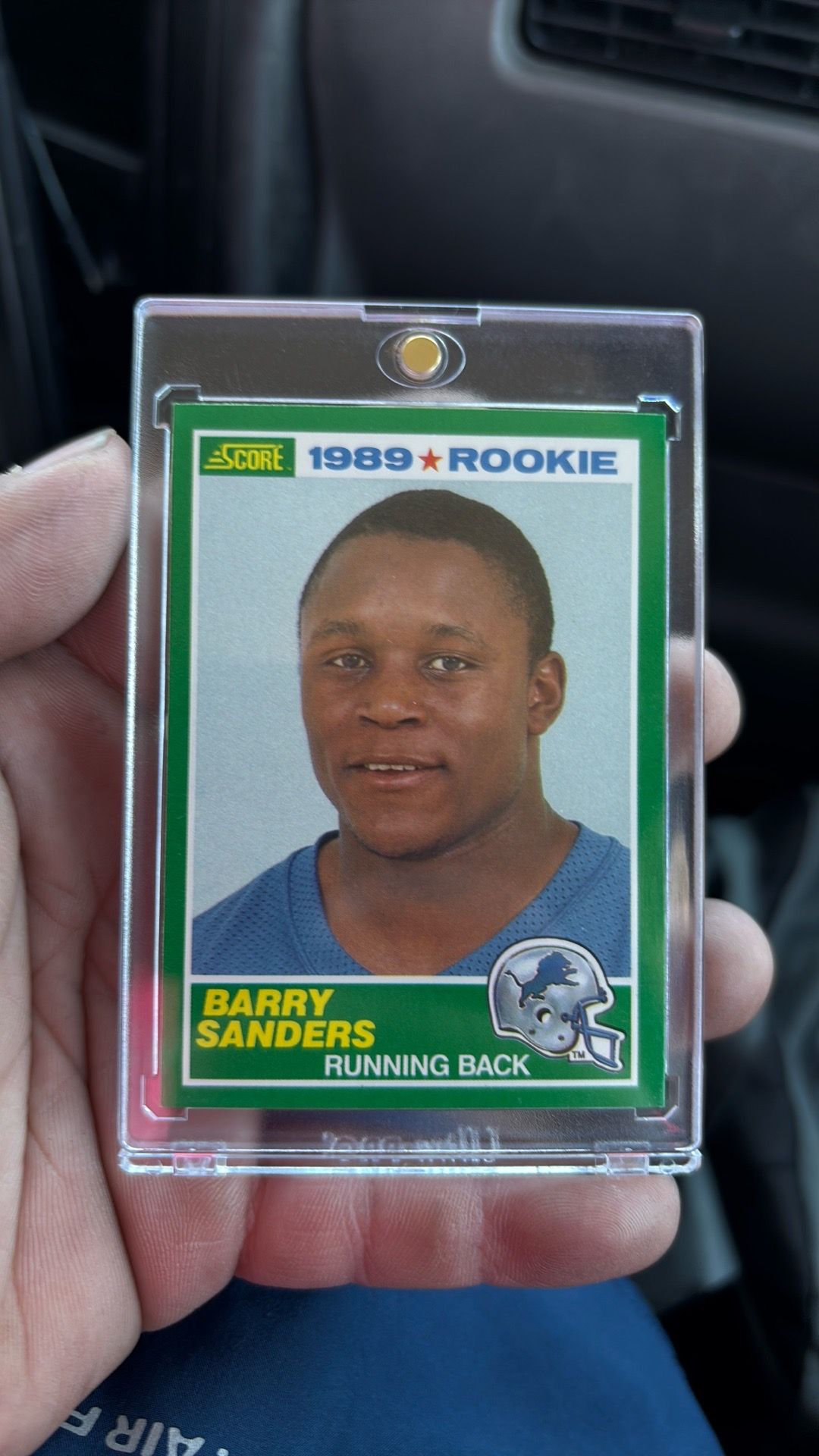 1989 Score Barry Sanders rookie card