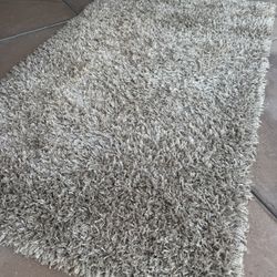 Beige Shag Rug