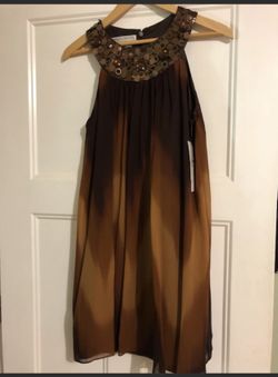 NORDSTROM’s Maggy London SILK dress 8 petite Brand new with tags