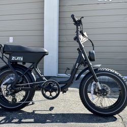 ZUMI Classic Step Thru 750 Watt 80 Miles Range Electric Bike 