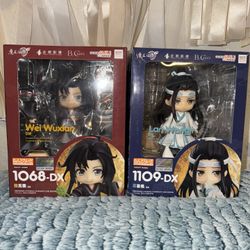 MDZS 1068-DX Wei Wuxian & 1109-DX Lan Wangji Complete Nendoroids