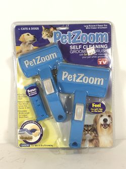 Set of pet brushes - Petzoom - 3.5” and 4.5” brush - new