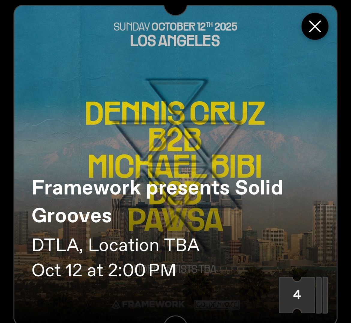 Solid Grooves LA Tickets