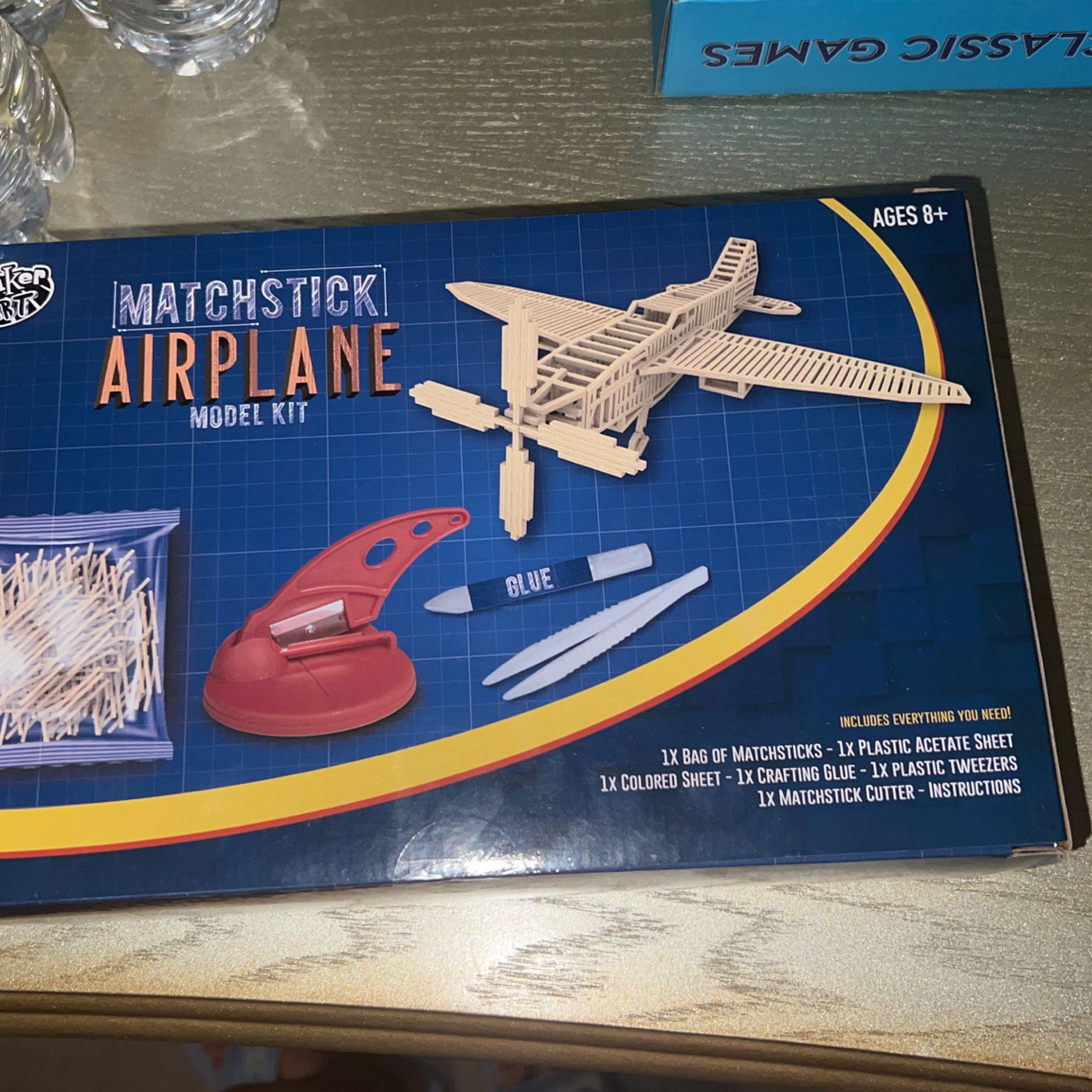 matchstick airplane model kit New
