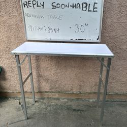 Foldable Aluminum Table