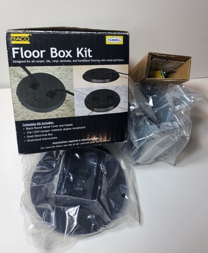 Chocolate Color: Hubbell RACO 1 -Gang New Work/Old Work Round Electrical Box