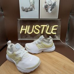 Nike Little Presto (TD) Triple White Sz 10C slip on Sneakers