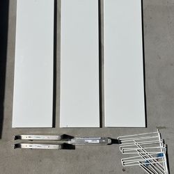 IKEA Shelving and Bracket Set