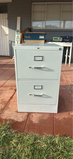 2-Drawer Metal Filing Cabinet