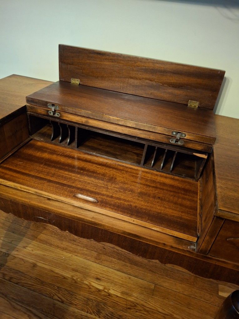 1930 Oak Secretary Desk