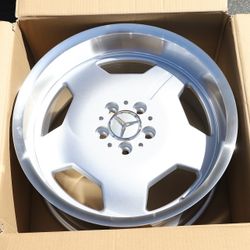18 INCH SQUARED SET MERCEDES AMG AERO CLASSIC MONOBLOCK STYLE WHEELS 18X8 +35 (5X112) CB: 66.6