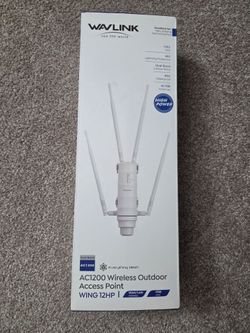 WAVLINK WING12HP AC1200 Outdoor WiFi Extender / Wireless Access Point - Dual Band