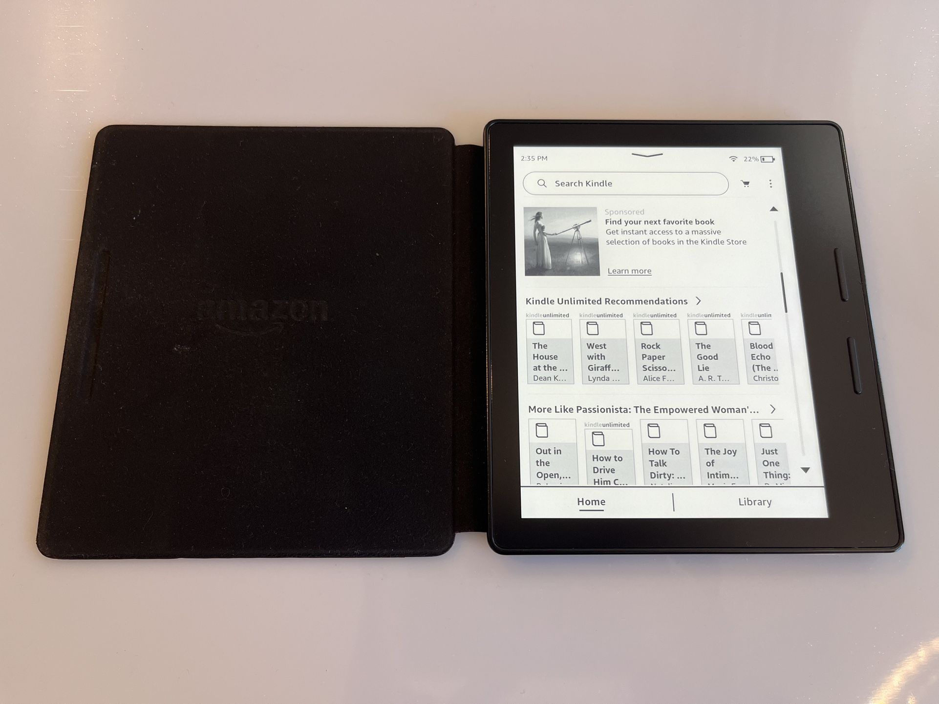 Loadable Ereader Tablet Amazon EReader Kindle Paperwhite Oasis Edition 8th Generation 6” 4GB ...