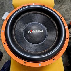 15 inch deaf bonce avatar svl subwoofer dual 2 ohm 3800 watts rms 