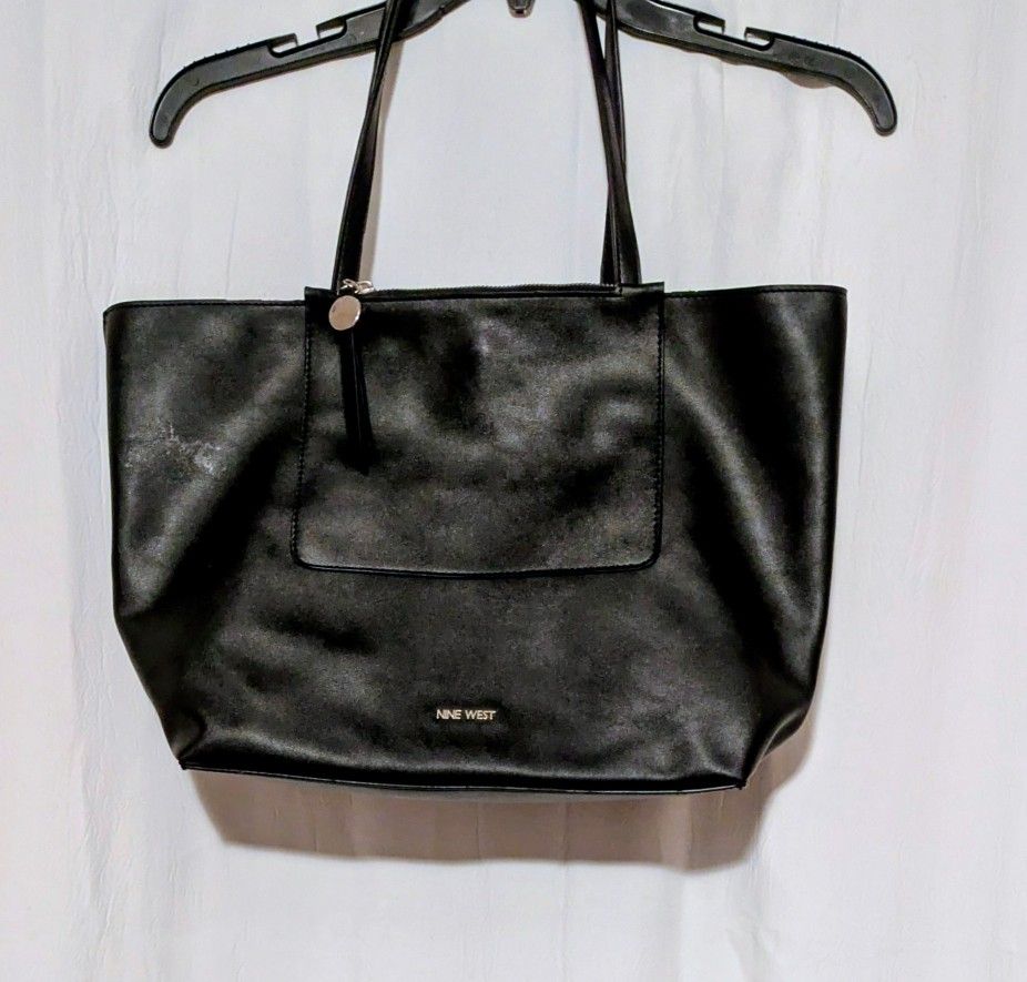 Purse Bag Tote Nine West Black Tote Bag 16 Length 11 Width 