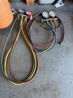 HVAC AC Refrigerant Gauges