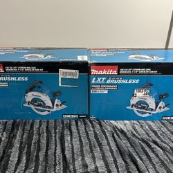 Brand New Makita 18V X2 LXT Lithium-Ion (36V) Brushless Cordless 7-1/4 in. Circular Saw Kit 5.0Ah Model XSH06PT