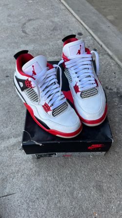 Selling my mens Jordan 4 retro fire red, Jordan 1 retro high