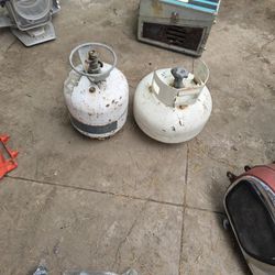 Vintage Camper Tanks. 
