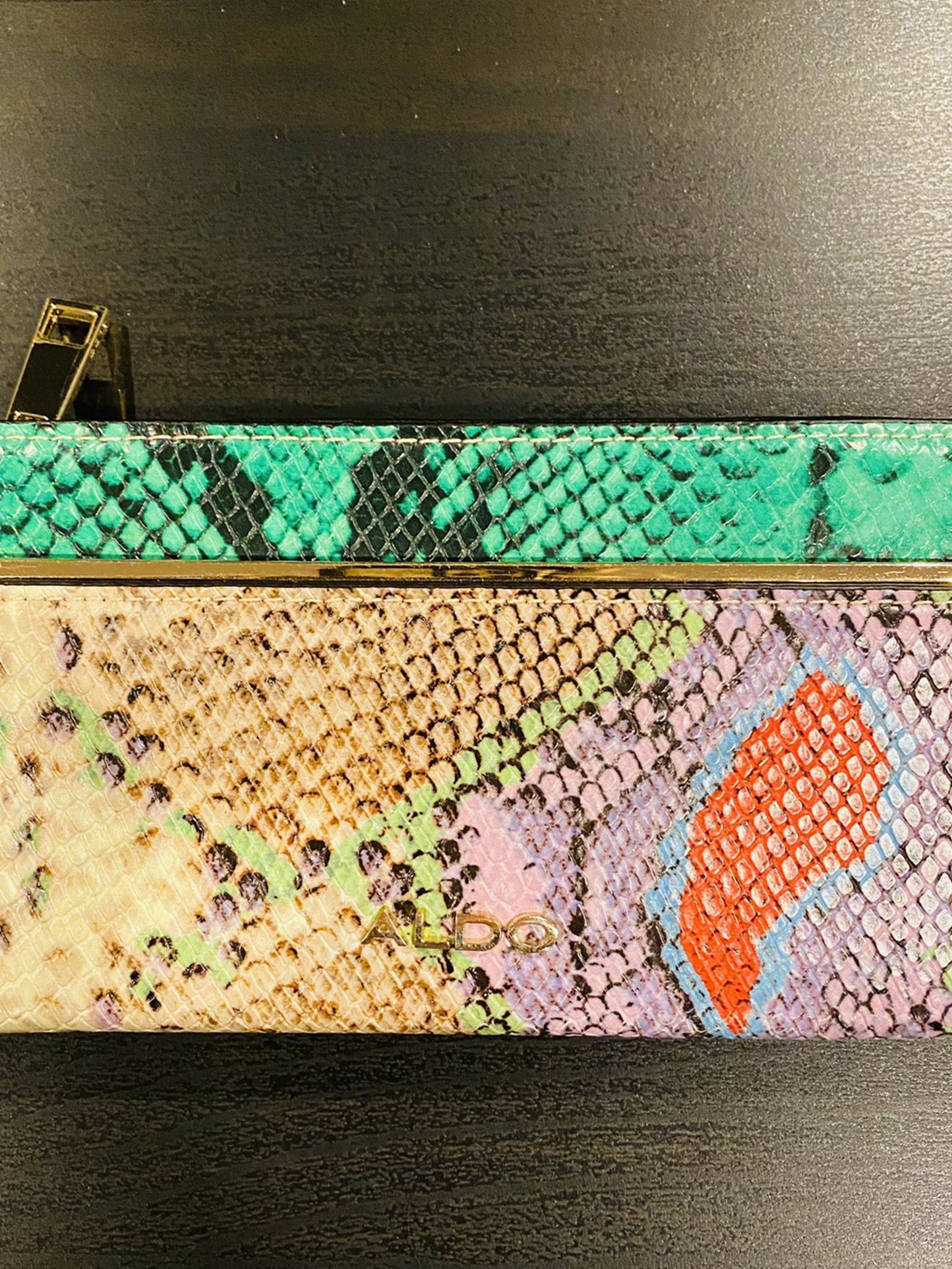 Aldo Women’s Wallet, Medium Size, Multicolor Unique Print