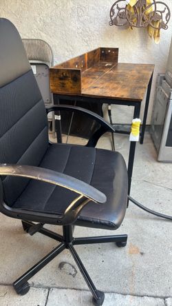 Desk and Office Chair Set