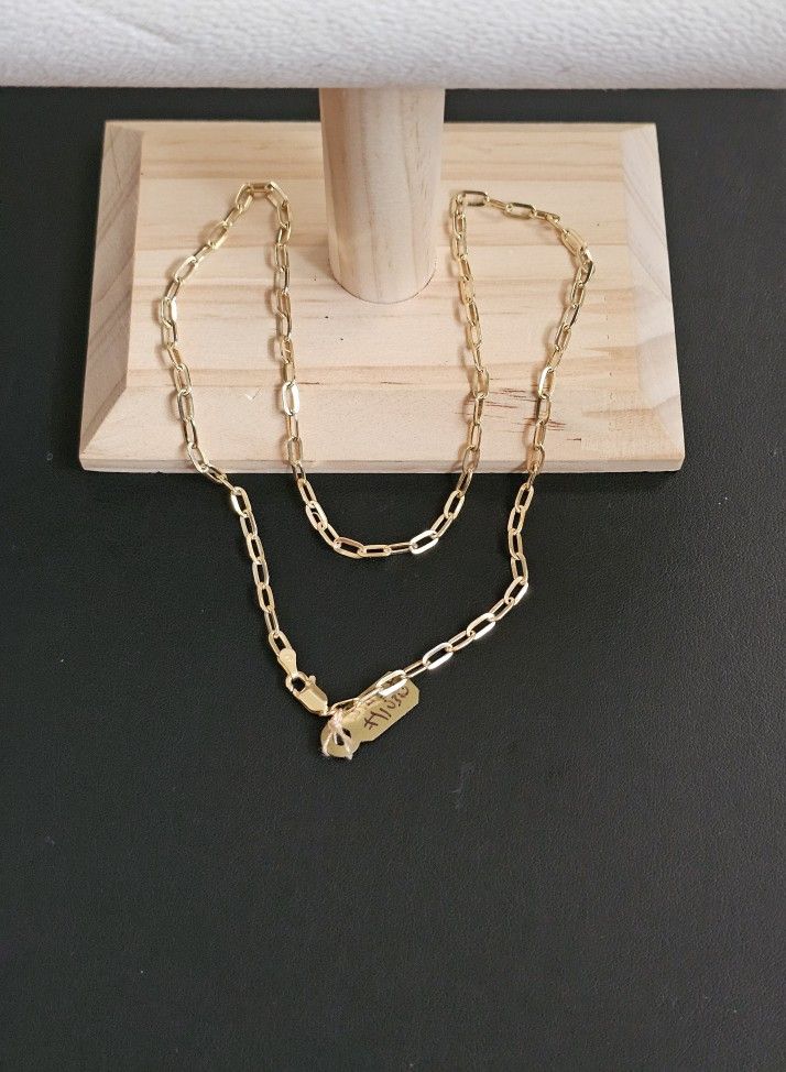 14k Gold Necklace 18 Inch