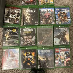 Xbox One Game Lot Plus Controller