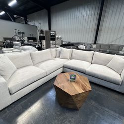 Huge Sectional w/ cloud seating 