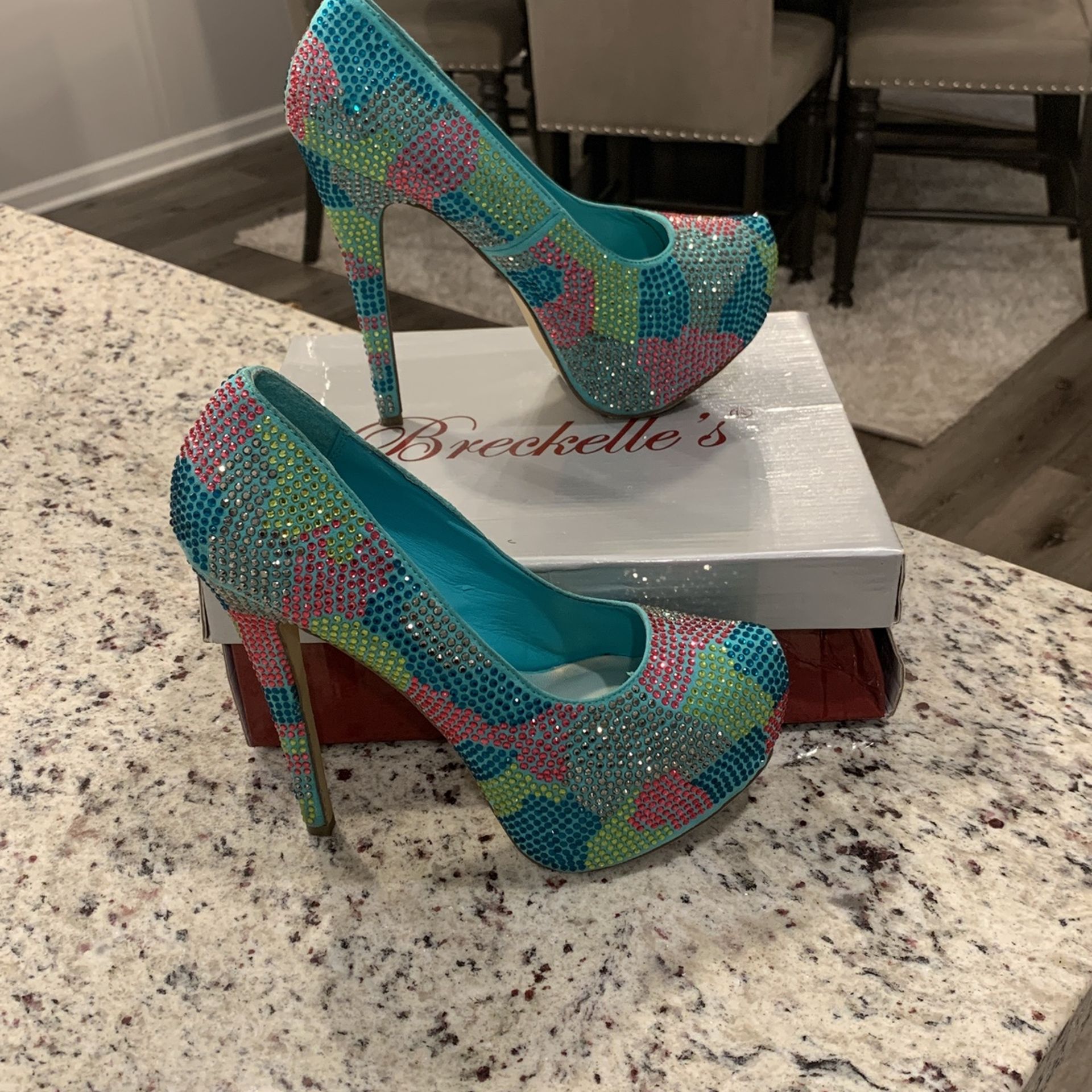 Multicolored Heels