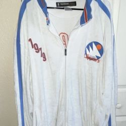 Reebok Hardwood Classics Los Angeles Clippers NBA Jacket 3XL White Blue 