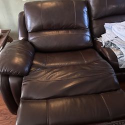 leather recliner couch