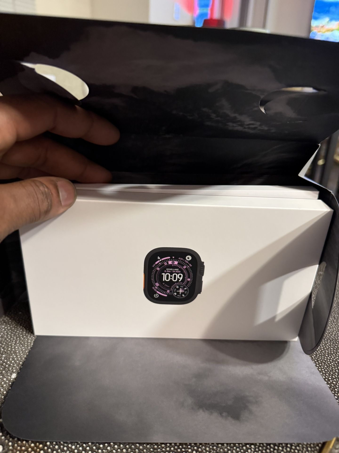 Apple Watch Ultra 3 49mm Black Titanium With Ocean Band