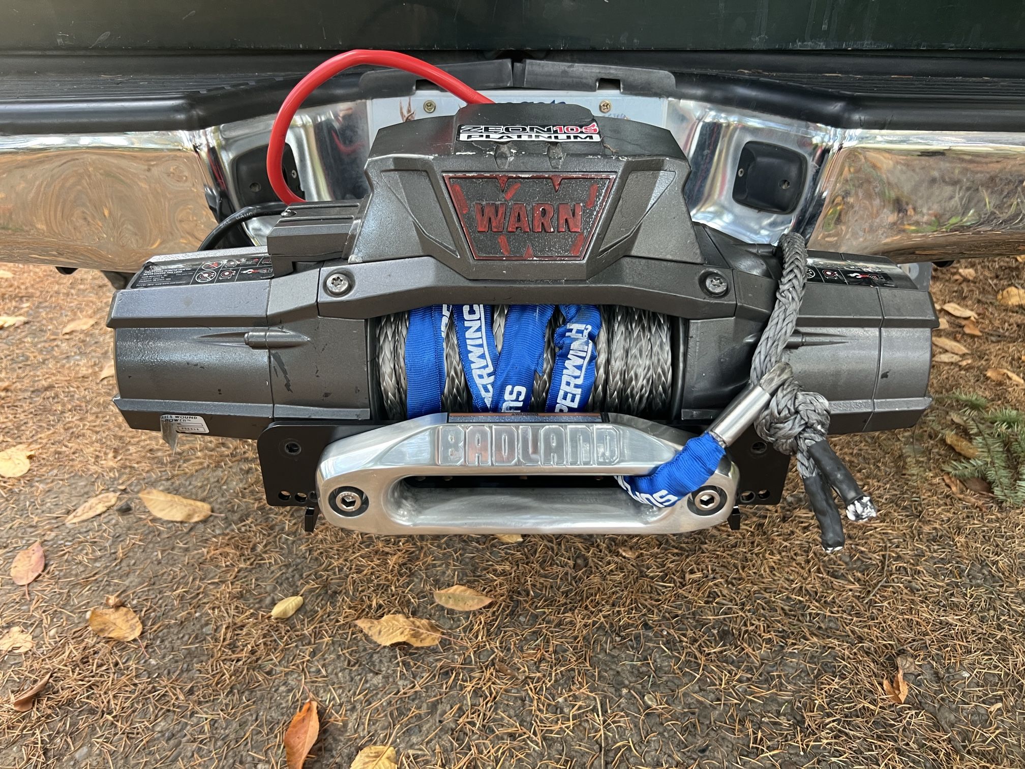 Warn Zeon 10-S Platinum With New Superwinch Synthetic Rope