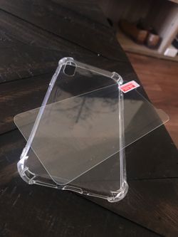 iPhone X or XS case and tempered glass