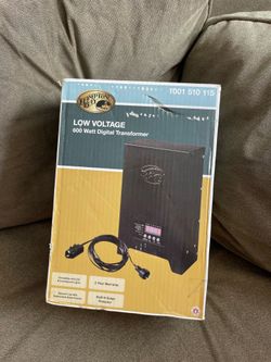 NEW Hampton Bay 600W Low Voltage Digital Landscape Lighting Transformer – Timer & Photocell