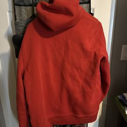 Red  Burberry  Old Style Hoodie 