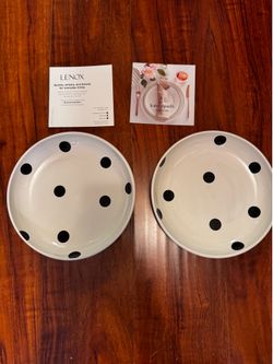 Kate Spade Deco Dot Pasta Bowl set of 2