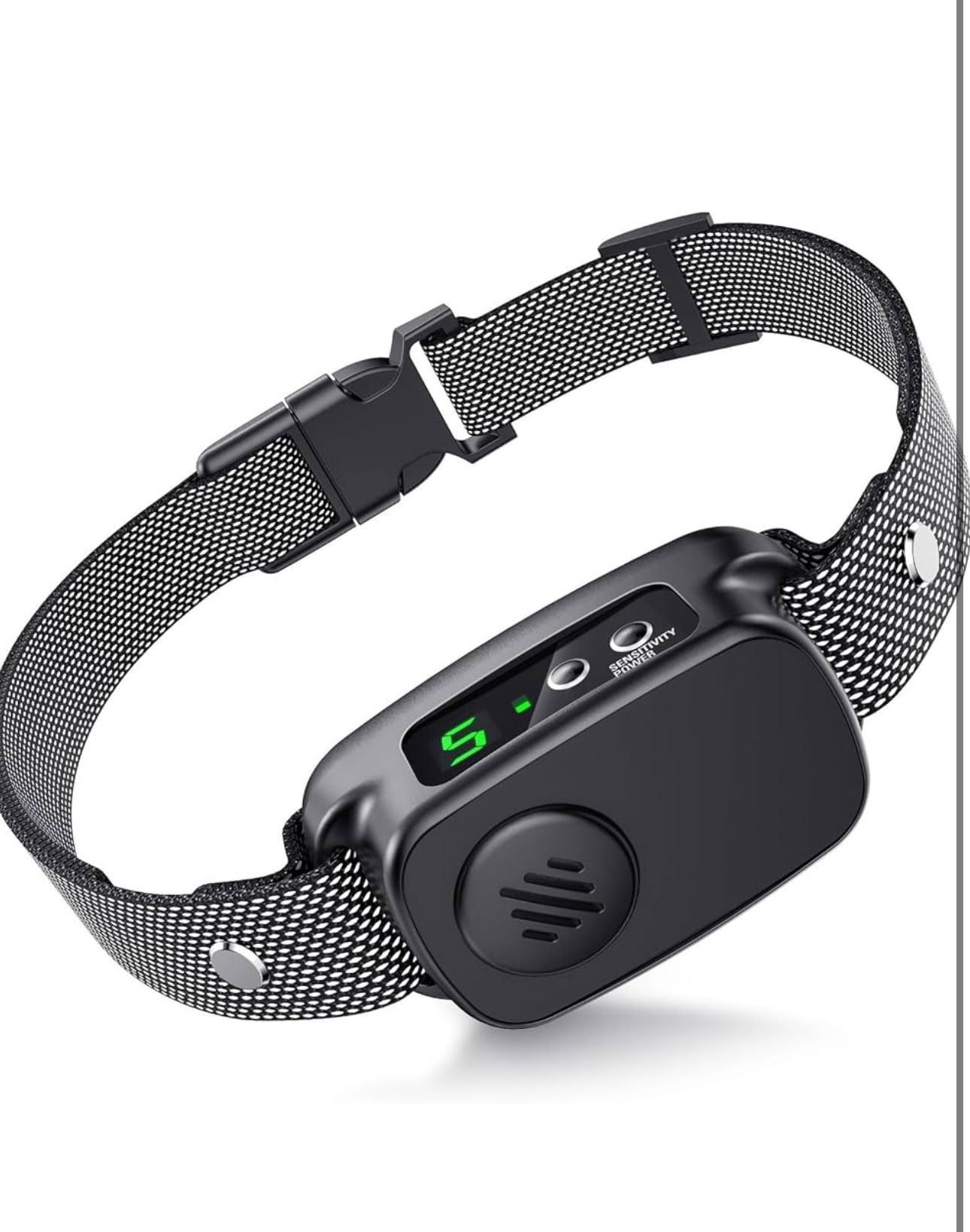 Bark Collar, Dog Bark Collar for Large Medium Dogs 30-120lbs, Automatic Waterproof Barking Collar with Beep Vibration and 5 Adjustable Sensitivity (Cl